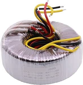 ALcorY 100VA Power Transformer HiFi 100W Dual 18V Pure Copper Toroidal