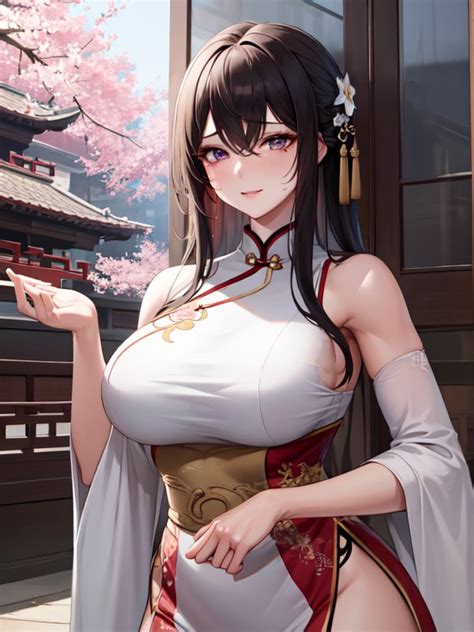 Large Breast Chinese Hanfu Happy Crying AI Porn