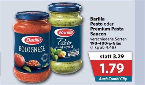 Barilla Pesto Oder Premium Pasta Saucen Angebot Bei Combi Markt