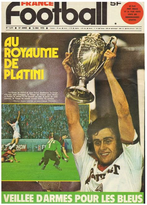 Old School Panini Le Jour Où Platini A Offert La Coupe De France à Nancy