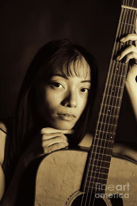 406 1947 Nude With Guitar B And W Photograph By Kendree Miller Fine