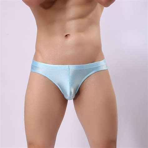 Nylon Men Ice Silk Underwear Mens Briefs Seamless Panties Comfort