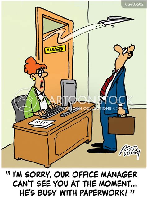 Office Manager Cartoon