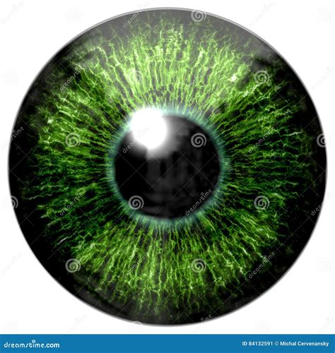 Sharp Attractive Deep Eye Texture 3d Royalty Free Stock Photography