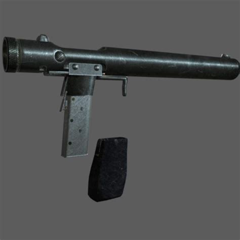 WWII Welrod Pistol - 3D Model by Petar Doychev