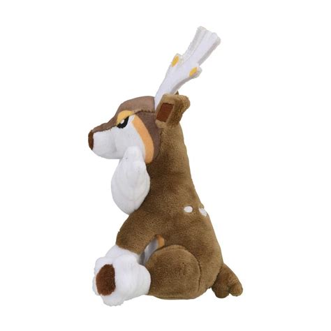 Sawsbuck Winter Form Sitting Cuties Plush 6 In Pokémon Center