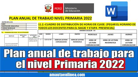 Pat 2022 Minedu Modelo Plan Anual De Trabajo Minedu Hot Sex Picture