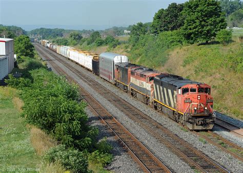 Railpictures.ca - John Pittman Photo: Three Draper taper cowl GE Dash 8 ...