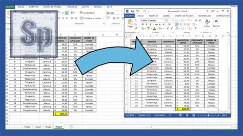 Cómo pasar un documento de Excel a Word Recursos Excel