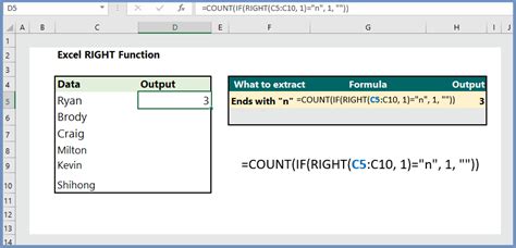 Excel RIGHT Function 7 Examples Wikitekkee