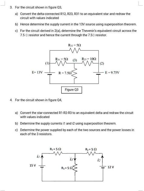 SOLVED DO QUESTION 4 For The Circuit Shown In Figure 03 Convert The