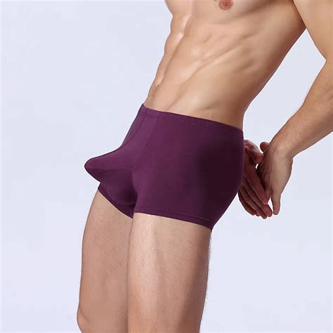 Hot Sale Solid Bamboo Fiber Shorts Men Underwear Boxers Mens Boxer