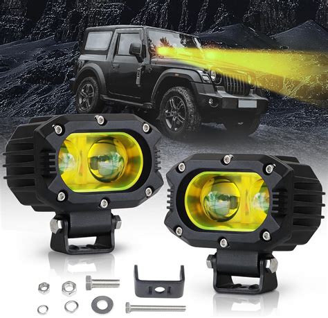 Amazon Navoroge Inch Pod Light Square Off Road Light With