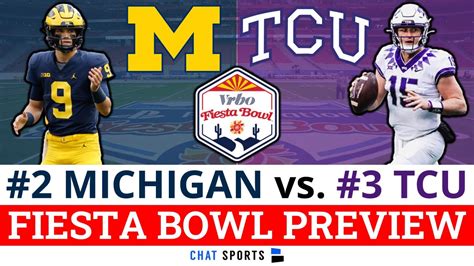 2 Michigan Football Vs 3 Tcu Football Preview And Final Score