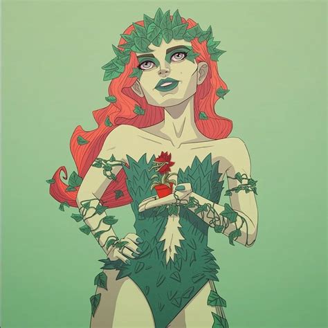 Poison Ivy Colour Wip By Scottlewisart