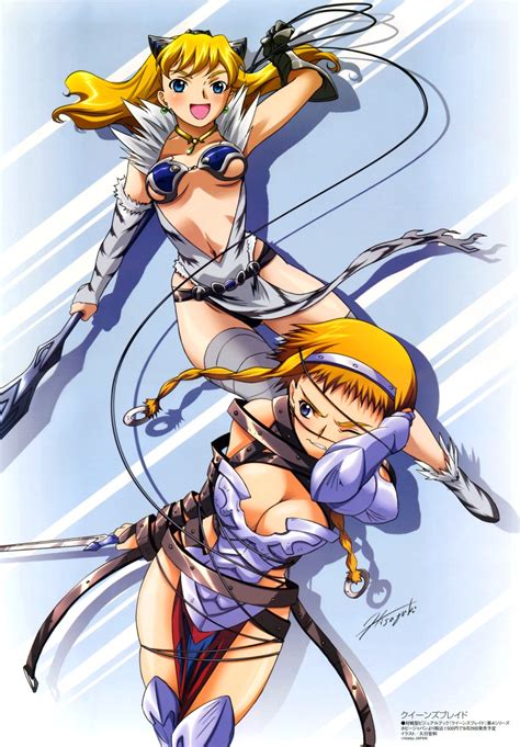 Leina Exiled Warrior Leina Elina And Elina Queens Blade Drawn By