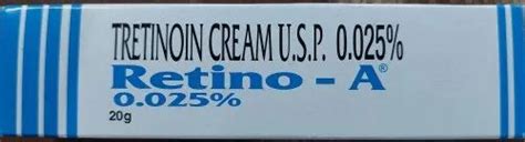 Retino A Cream 0 025 Packaging Type Tube Packaging Size 20 Gm At