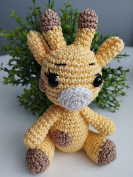 Girafinha De Amigurumi Elo Produtos Especiais