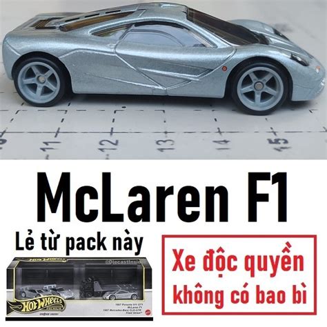 Mô hình xe đua thể thao cổ điển Hot Wheels McLaren F1 Shopee Việt Nam