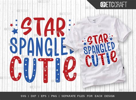 Star Spangled Cutie SVG Cut File Graphic By Pixel Elites Creative Fabrica