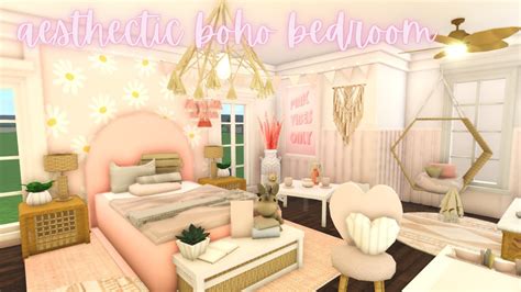 Bloxburg Preppy AESTHETIC Blush Bedroom Build Ideas Speedbuild