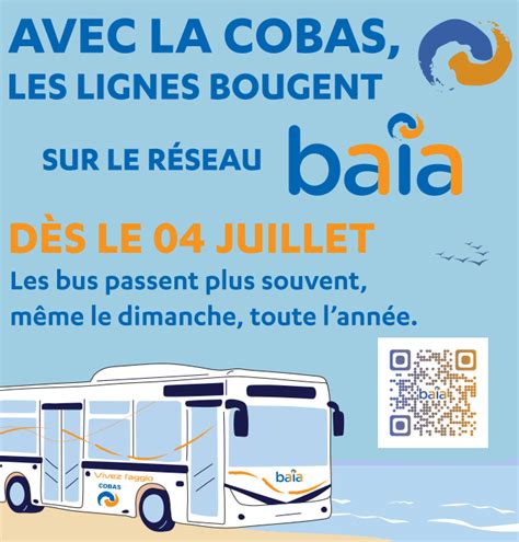 Bus Baïa les lignes bougent dès le 4 juillet Actualités Ville du