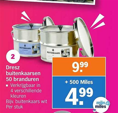 Dresz Buitenkaarsen Branduren Aanbieding Bij Albert Heijn Folders Nl