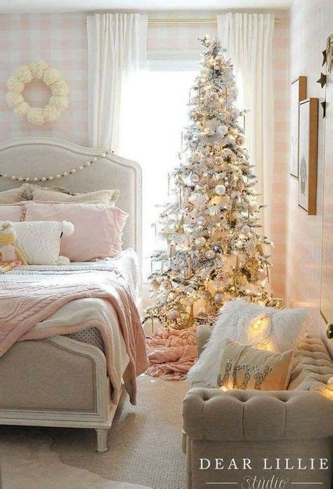 Pin By Pretty In Pink On A Pretty Pink Christmas Christmas Bedroom