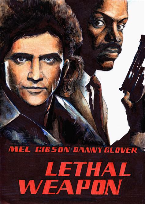 Lethal Weapon movie poster Colored by SpaghettyArt on DeviantArt