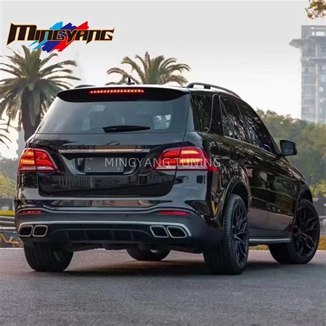 Pp Plastic Gle63 Style Body Kit Conversion Car Bumpers 2015 2018 For Mercedes Gle W166 Bodykit