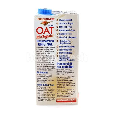 Beli Pure Harvest Organic Oat Milk Unsweetened Original dari TMC ...