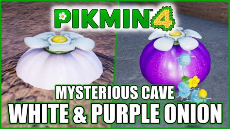 Pikmin 4 White And Purple Onion Location Mysterious Cave Gameplay