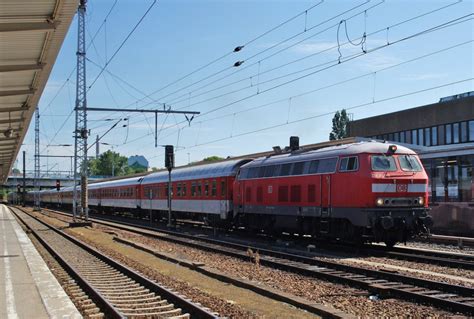 Hier 218 839 9 Mit Einem CNL Leerpark Von Berlin Lichtenberg Nach