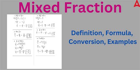 Mixed Fraction - Definition, Formula, Examples