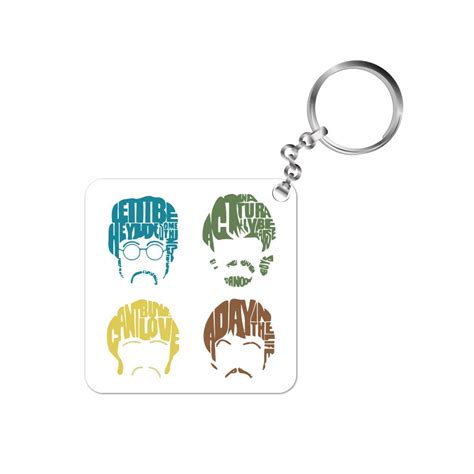 The Beatles Keychain Typography At Rs 199 00 Key Chains Designer