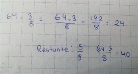 20 Si se cortan los 3 8 de una pieza de tela de 64 metros Cuántos