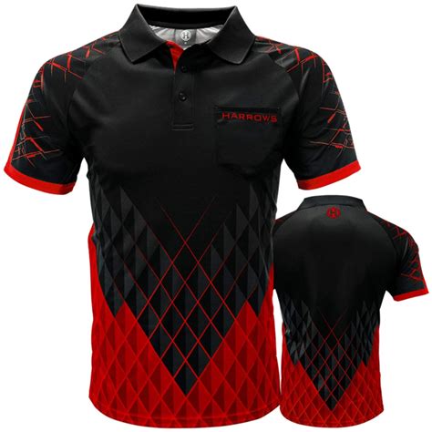 Harrows Paragon Shirt Rood Mcdartshop Nl