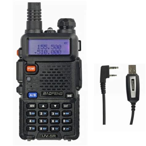 Baofeng Uv 5r 136 174 400 520 Mhz Walkie Talkie 5w Uhf Vhf Dual Band