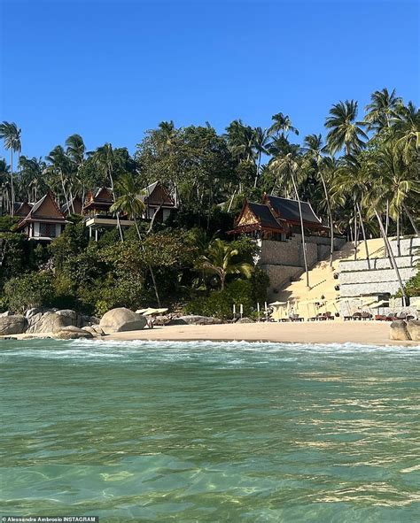 Alessandra Ambrosio Flashes Her Tummy In A Skimpy Bikini While On The Beach In Phuket