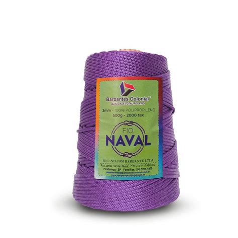 Fio N Utico Naval G Roxo Carmenn Barbantes E Fios