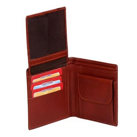 Male Bi Fold High Quality PU Leather Gents Leather Wallet Card Slots