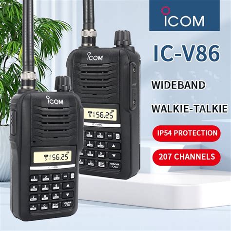 Icom Ic V86 Vhf Transceivers Handheld Radio1 15km Shopee Philippines