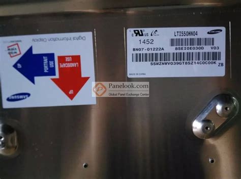 Samsung LTI550HN04 Overview - Panelook.com