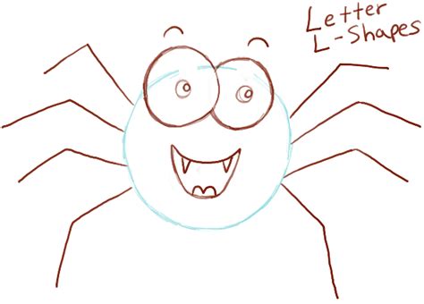 How To Draw Cute Cartoon Spider With Easy Steps For Preschoolers How