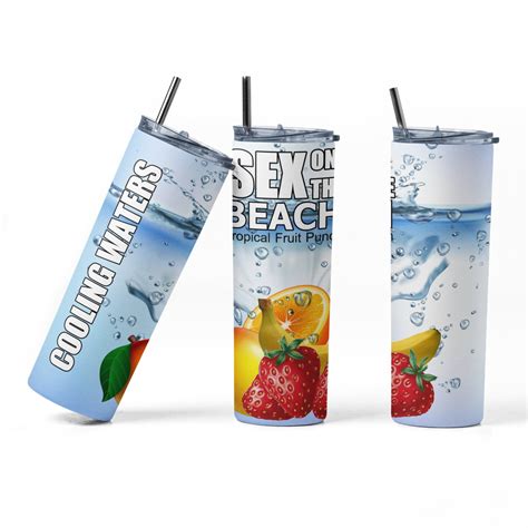 Sex On The Beach Tumbler Wrap Png Sublimation Designs Etsy