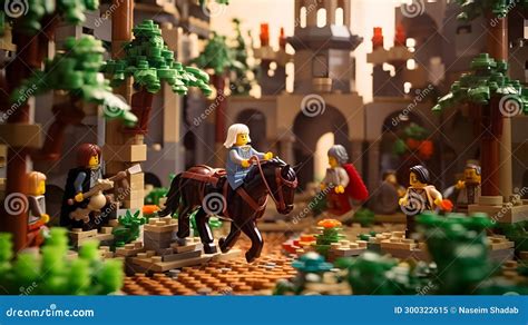 Lego Medieval Concept stock illustration. Illustration of anatomy ...