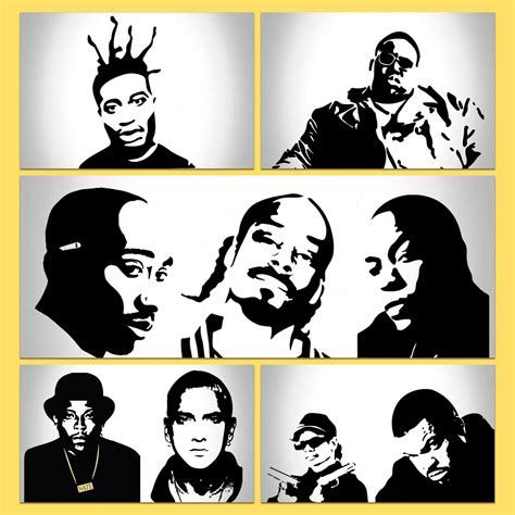 Rapper Stencils