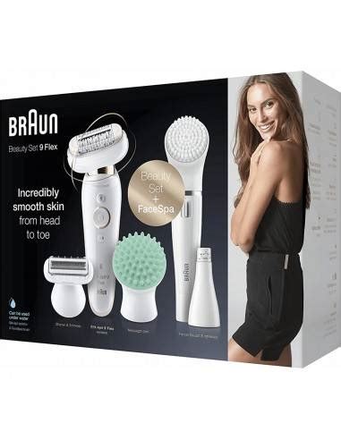 Braun Silk epil 9 Flex 9300 Beauty Set Wet Dry épilator avec 8