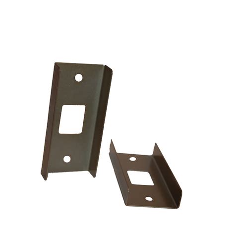 Door Armor Mini Combo Set Aged Bronze In The Door Jamb Security