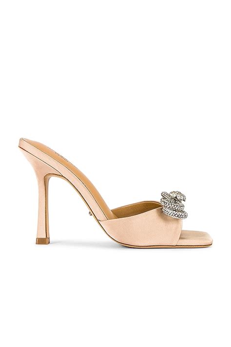 Tony Bianco Franki Sandal In Nude Satin Revolve
